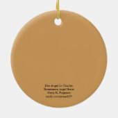 RENAISSANCE DEO ANGEL VOOR LERAAR 2025 KERAMISCH ORNAMENT (Achterkant)