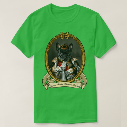 Renaissance Dog Emperor Alastair Mortcombe the Gre T-shirt (Design voorkant)