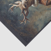 Renaissance edelhert in Victoriaans kledij Tissuepapier (Detail)