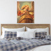 Renaissance engel die viool speelt Melozzo da Forl Canvas Afdruk (Insitu (Slaapkamer))