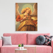 Renaissance engel die viool speelt Melozzo da Forl Canvas Afdruk (Insitu (Woonkamer))