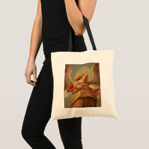 Renaissance engel die viool speelt Melozzo da Forl Tote Bag