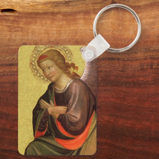 Renaissance engel door Master of the Bambino Vispo Sleutelhanger (Achterkant)