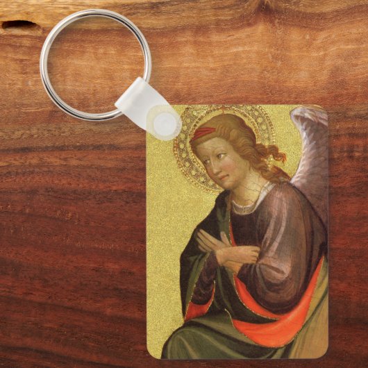 Renaissance engel door Master of the Bambino Vispo Sleutelhanger (Voorkant)