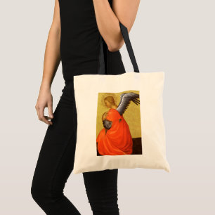 Renaissance engel door Master of the Bambino Vispo Tote Bag