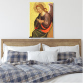 Renaissance engel door Meester van de Bambino Visp Canvas Afdruk (Insitu (Slaapkamer))
