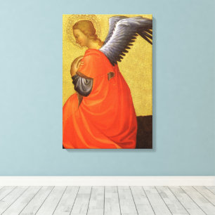 Renaissance engel door Meester van de Bambino Visp Canvas Afdruk