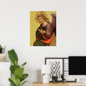 Renaissance engel door Meester van de Bambino Visp Poster (Thuiskantoor)