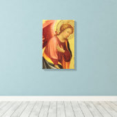 Renaissance engel door Meester van het Bambino Vis Canvas Afdruk (Insitu (Houten vloer))