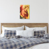 Renaissance engel door Meester van het Bambino Vis Canvas Afdruk (Insitu (Slaapkamer))
