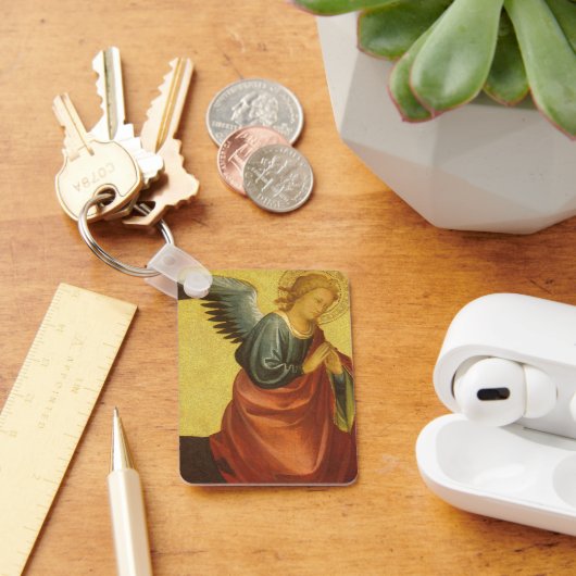 Renaissance engel door Meester van het Bambino Vis Sleutelhanger (Bureau)