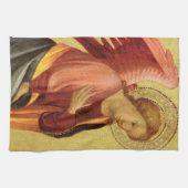 Renaissance engel door Meester van het Bambino Vis Theedoek (Horizontaal)