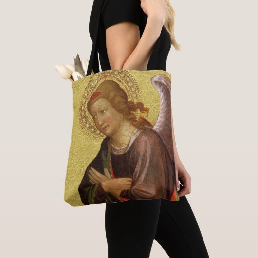 Renaissance engel door Meester van het Bambino Vis Tote Bag (Dichtbij)