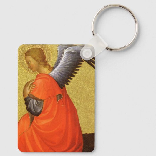 Renaissance engel van Master of the Bambino Vispo Sleutelhanger (Achterkant)