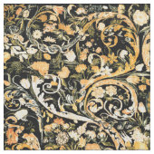 Renaissance Era Fruit & Floral Pattern Stof (Close Up)