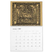 Renaissance Era Medieval Gothic 1492 Kalender (Jan 2027)