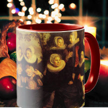Renaissance familie reünie herfst portret schilder