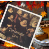 Renaissance familie reünie portret schilderij servet