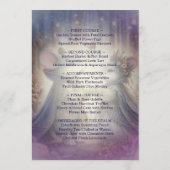 Renaissance Fantasy Fairytale Wedding Menu (Achterkant)