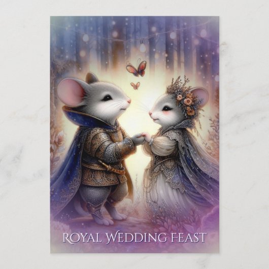 Renaissance Fantasy Fairytale Wedding Menu (Voorkant)