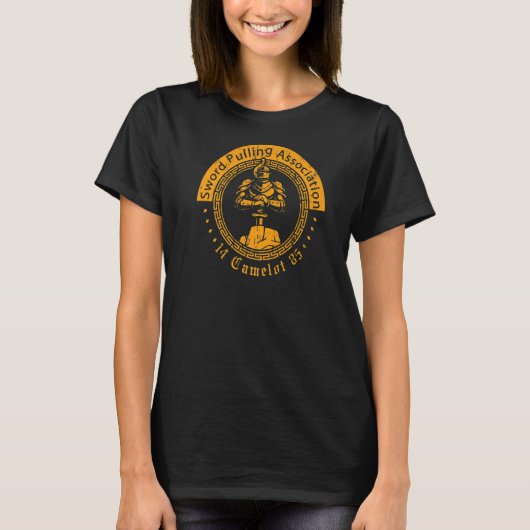 Renaissance Festival Camelot Sword Pulling Ren Fai T-shirt (Voorkant)