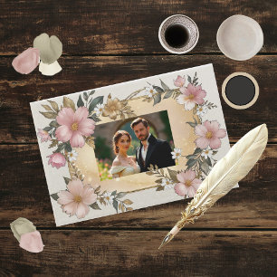 Renaissance Floral Lijst bruiloft gastenboek