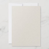 Renaissance Floral Lijst Huwelijksuitnodiging Kaart (Achterkant)