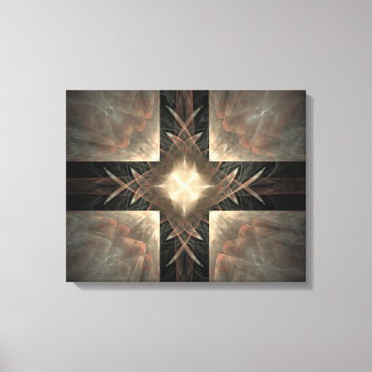 Renaissance Fractal Ingepakt Canvas Afdruk (Voorkant)
