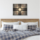 Renaissance Fractal Ingepakt Canvas Afdruk (Insitu (Slaapkamer))