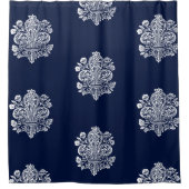 Renaissance Franse Fleur de Lis Douchegordijn (Voorkant)