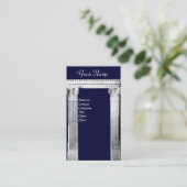 RENAISSANCE GATE Classic Architecture Blue Visitekaartje (Staand voorkant)