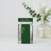 RENAISSANCE GATE Corinthian Columns, groen Visitekaartje (Staand voorkant)