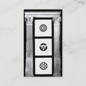 RENAISSANCE GATE marble Artist Interior Design Visitekaartje (Achterkant)