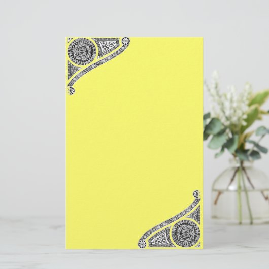 RENAISSANCE, geel Briefpapier (Staand voorkant)