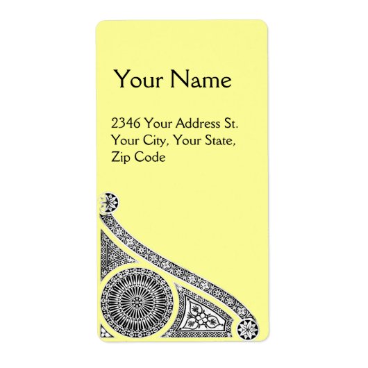 RENAISSANCE geel Etiket (Voorkant)