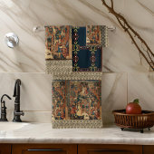 Renaissance Griekse kant zwart goud beige badhandd Bad Handdoek