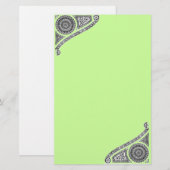 RENAISSANCE, groen Briefpapier (Voorkant / Achterkant)