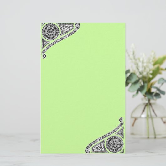 RENAISSANCE, groen Briefpapier (Staand voorkant)