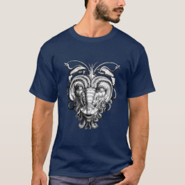 Renaissance Groteske Gargoyle Gezicht Kreeft Man T-shirt