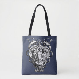 Renaissance Groteske Gargoyle Gezicht Kreeft Man Tote Bag