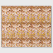 RENAISSANCE GROTESQUE FACE MET GOUDE WITTE VLOERIN CADEAUPAPIER (Vlak)