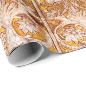 RENAISSANCE GROTESQUE FACE MET GOUDE WITTE VLOERIN CADEAUPAPIER (Rol Hoek)