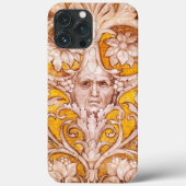 RENAISSANCE GROTESQUE FACE MET GOUDE WITTE VLOERIN Case-Mate iPhone CASE (Achterkant)