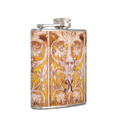 RENAISSANCE GROTESQUE FACE MET GOUDE WITTE VLOERIN HEUPFLES (Rechts)