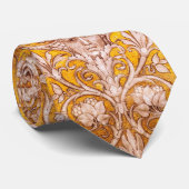 RENAISSANCE GROTESQUE FACE MET GOUDE WITTE VLOERIN STROPDAS (Opgerold)