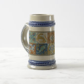 Renaissance Grottesche Pattern Cup Bierpul (Voorkant links)