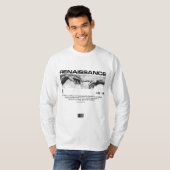 Renaissance Handen van God en Adam T-shirt (Voorkant volledig)