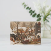 Renaissance Heilige Nativiteit Briefkaart (Staand voorkant)