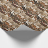 Renaissance Heilige Nativiteit Cadeaupapier (Hoek)