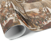 Renaissance Heilige Nativiteit Cadeaupapier (Rol Hoek)